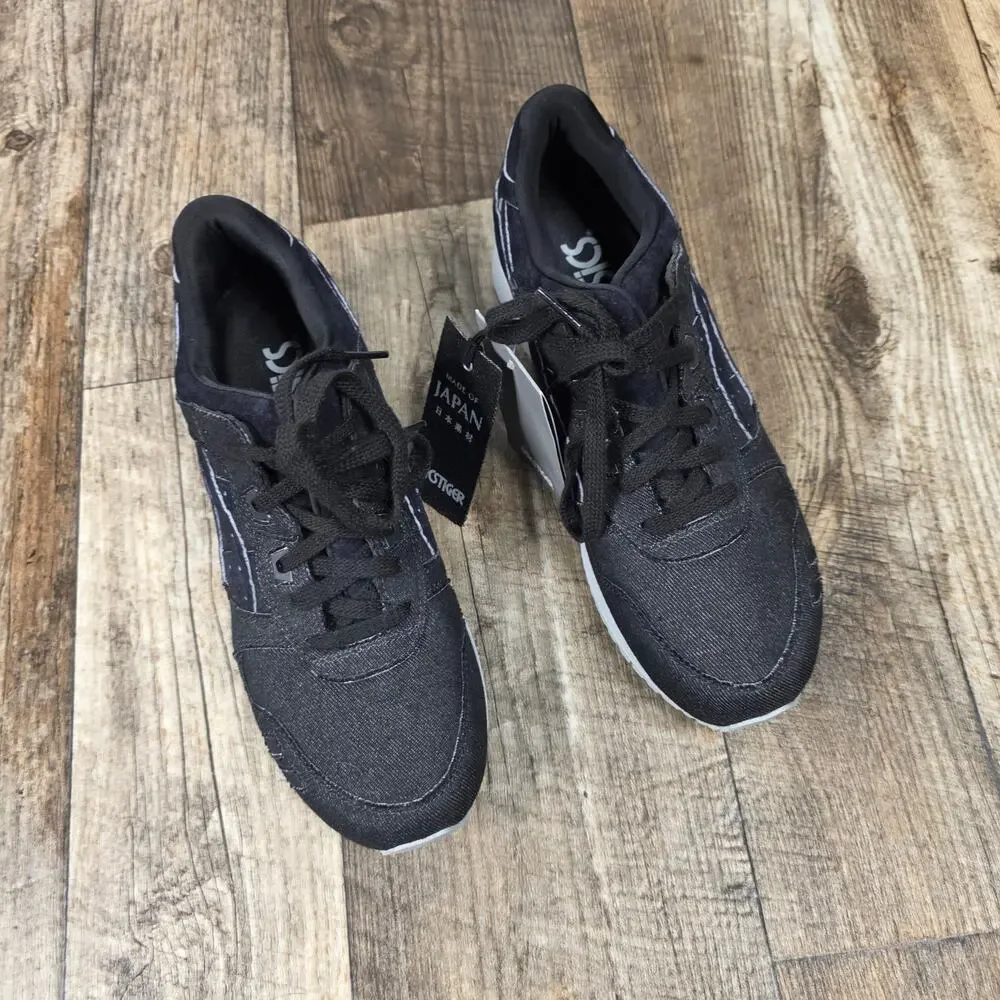 ASICS Gel-Lyte III Made of Japan Black Denim Sneakers Men’s 8 Streetwear